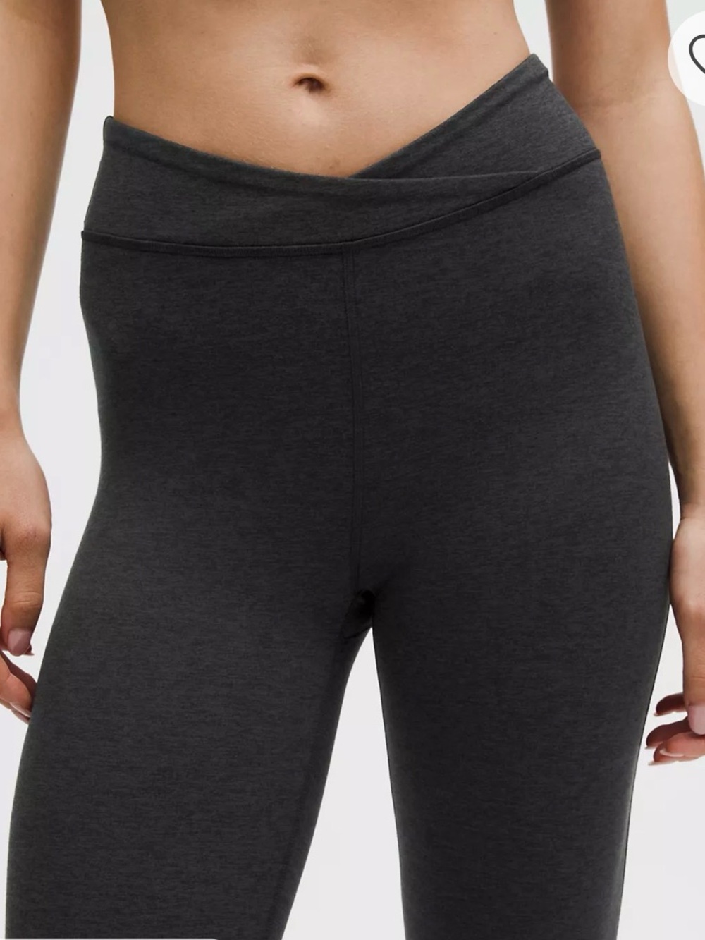 Lululemon Softy Suedey Cross-Waist Tight 25" size 0 NWT resto price $108